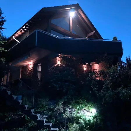 Piscine Vue Panoramique Sur Gerardmer Et Le Hohneck Σαλέ