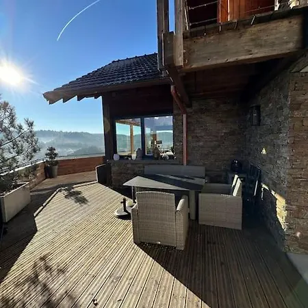 Piscine Vue Panoramique Sur Gerardmer Et Le Hohneck Σαλέ