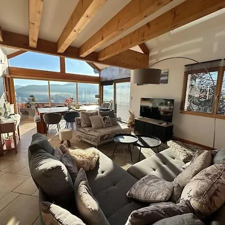 Σαλέ Piscine Vue Panoramique Sur Gerardmer Et Le Hohneck *