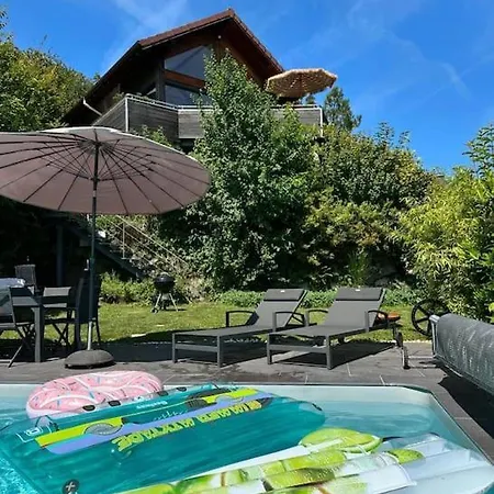 Piscine Vue Panoramique Sur Gerardmer Et Le Hohneck