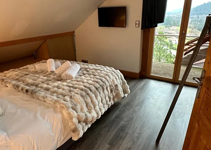 Piscine Vue Panoramique Sur Gerardmer Et Le Hohneck 샬레 르톨리